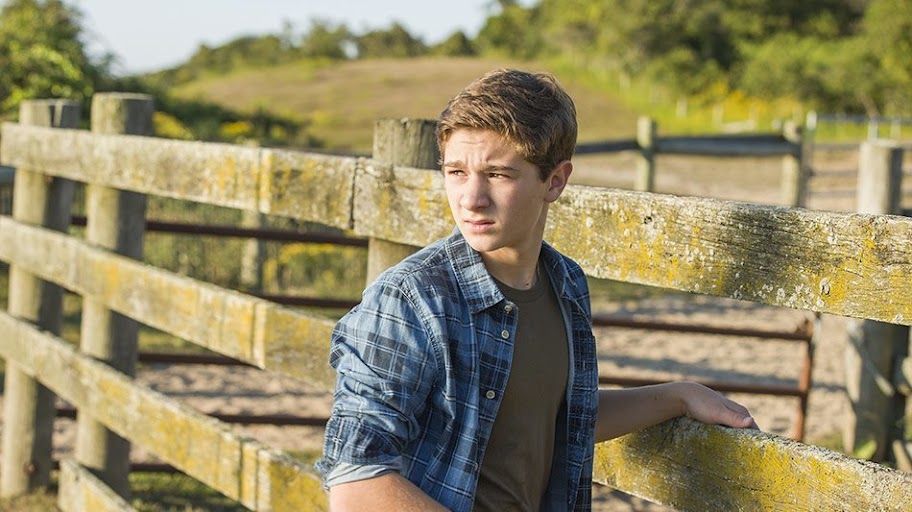 At the corral fence in The Affair